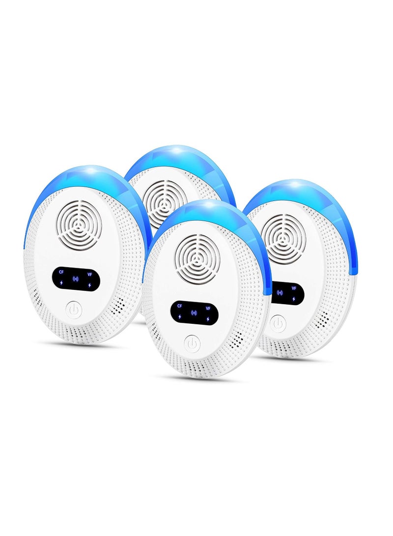 SYOSI Ultrasonic Mosquito Repellent, Electronic Pest Repeller Plug in for Mosquito,Mice,Roach,Spider,Insects, Indoor Pest Control for Living Room, Garage, Office, Hotel (4 Pack) - Image 1