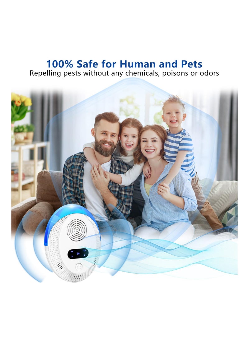 SYOSI Ultrasonic Mosquito Repellent, Electronic Pest Repeller Plug in for Mosquito,Mice,Roach,Spider,Insects, Indoor Pest Control for Living Room, Garage, Office, Hotel (4 Pack) - Image 5