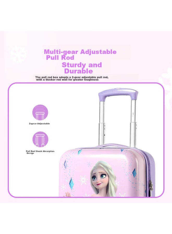 Mesuca Maisika X Disney Children's Luggage, Frozen Elsa Girls' Trolley Suitcase, Travel Case, 16 Inches, Birthday Gift - Image 3