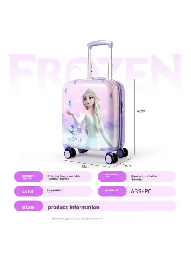 Mesuca Maisika X Disney Children's Luggage, Frozen Elsa Girls' Trolley Suitcase, Travel Case, 16 Inches, Birthday Gift - Image 1