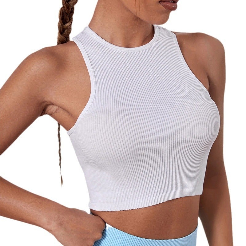Women's Seamless Yoga Vest Top - Image 4