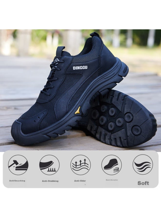 Dinggu Safety Shoes For Men, Anti-Smashing, Anti-Puncture, Steel Toe, All-Season, 1113Heiw40 - Image 4
