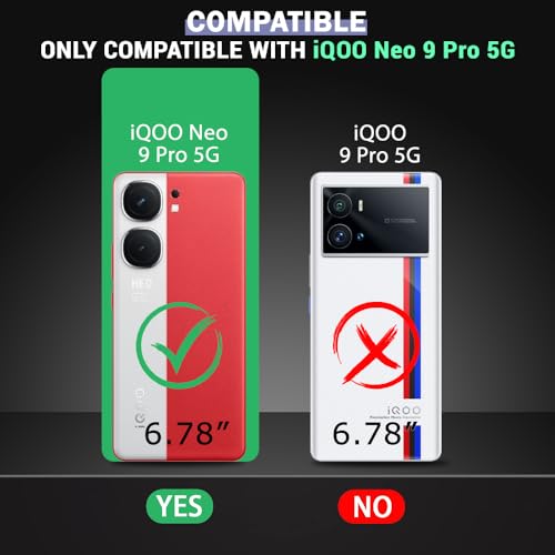 TheGiftKart Luxurious Golden-Plated Back Cover Case for iQOO Neo 9 Pro 5G | Raised Lips for Camera & Screen Protection | Shockproof Design | Stylish Back Cover Case for iQOO Neo9 Pro 5G (TPU, Black) - Image 2