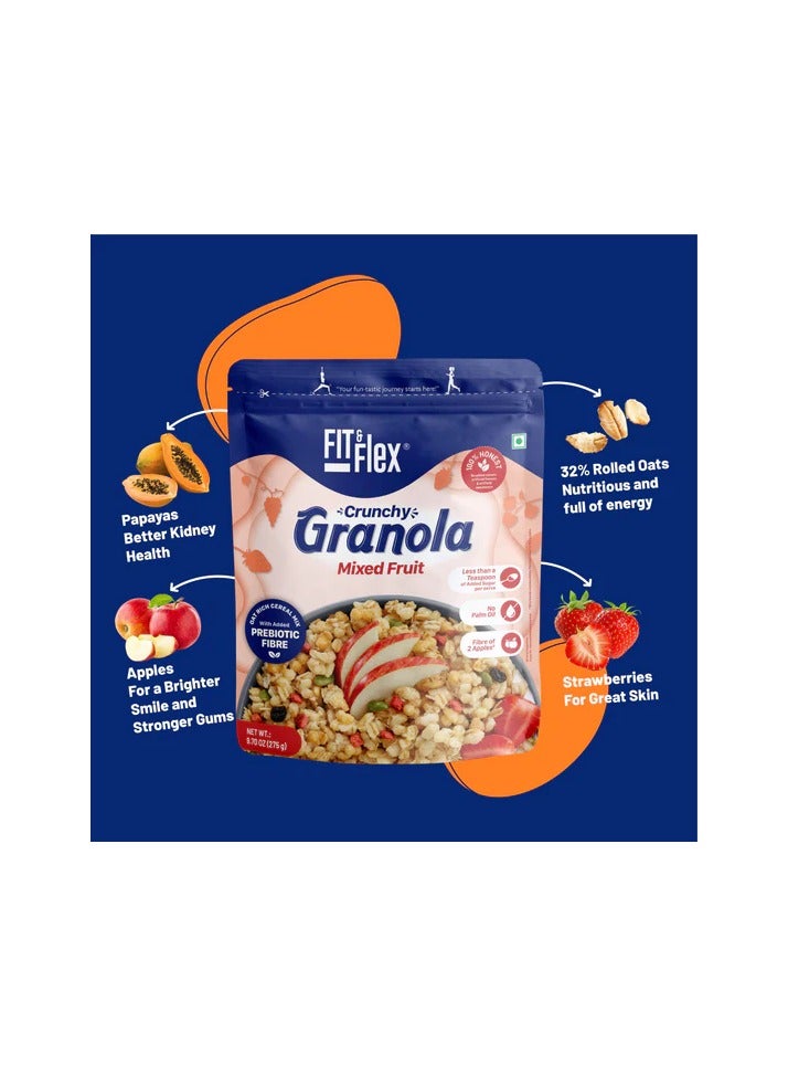 Fit & Healthy Fit & Flex High Protein Fiber Granola - 275g  - Image 3