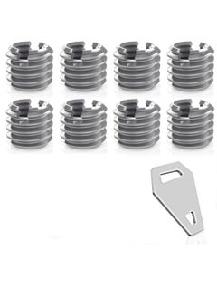 3/8" to 1/4" Bushing Convert Screw Adapter Tripod Ballhead Reducer, 1/4" to 3/8" Camera Convert Screw Adapter Mount for Tripod, Monopod, Ballhead, Video Light Stand & DSLR SLR cameras, Stainless Steel