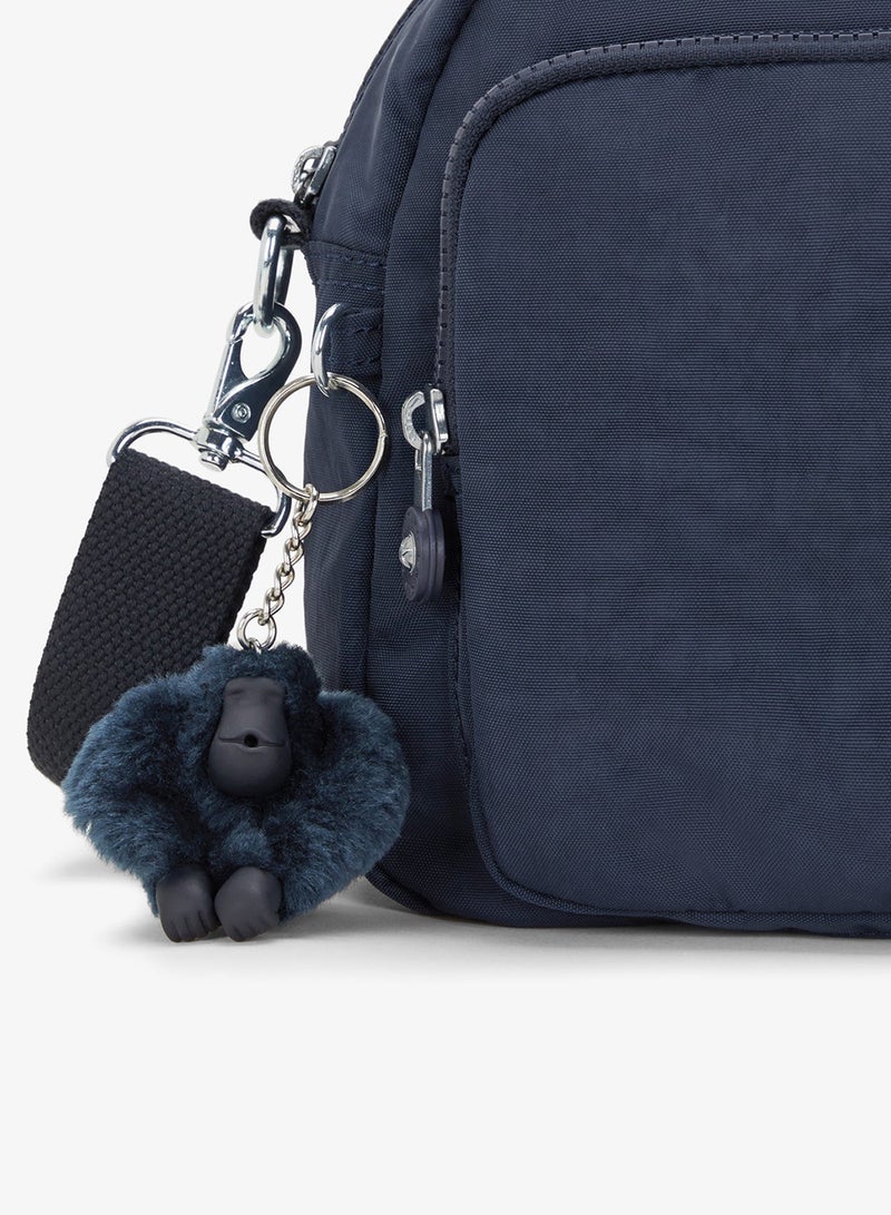 kipling Cool Defea Medium Shoulder bag with Removable Strap Blue Bleu - Image 5