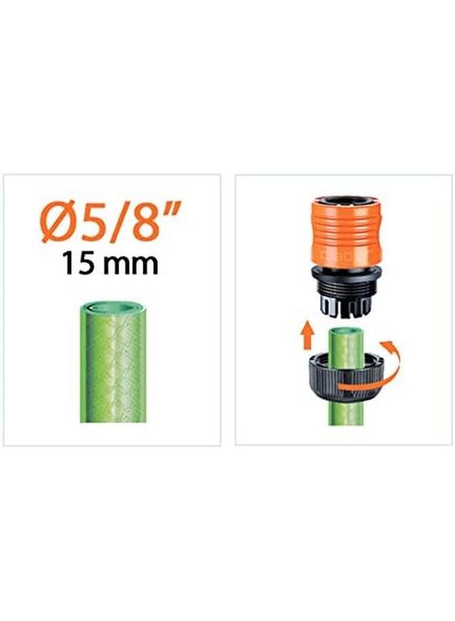 Claber 8569 5 8” 15 Mm Automatic Coupling With Aquastop - Image 2