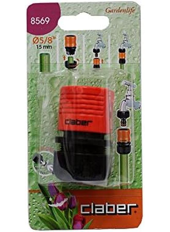 Claber 8569 5 8” 15 Mm Automatic Coupling With Aquastop - Image 3