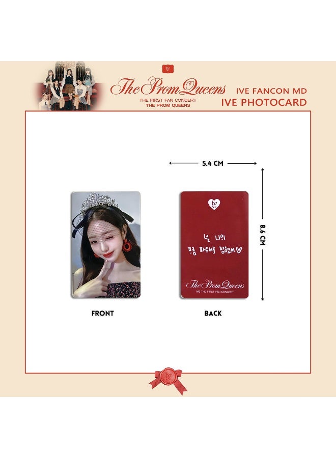 NIBEMINENT 6 Pcs Kpop IVE The Prom Queens FM FANCLUB Lomo Cards Card For Fans Collection Gifts - Image 2