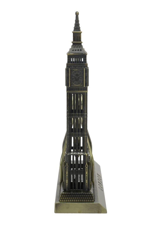 Ximdeco® Metallic London Eye and Big Ben Monument Miniature Showpiece with Metal Base | Decorative Home Office Desk Ornament | Unique Collectible Souvenir (19 cm Height) - Image 4