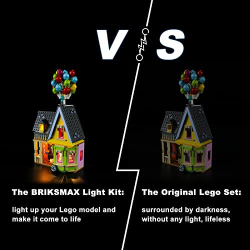 BRIKSMAX Led Lighting Kit for LEGO-43217 Up House​ - Compatible with Lego Disney Building Blocks Model- Not Include Lego Set - Image 5
