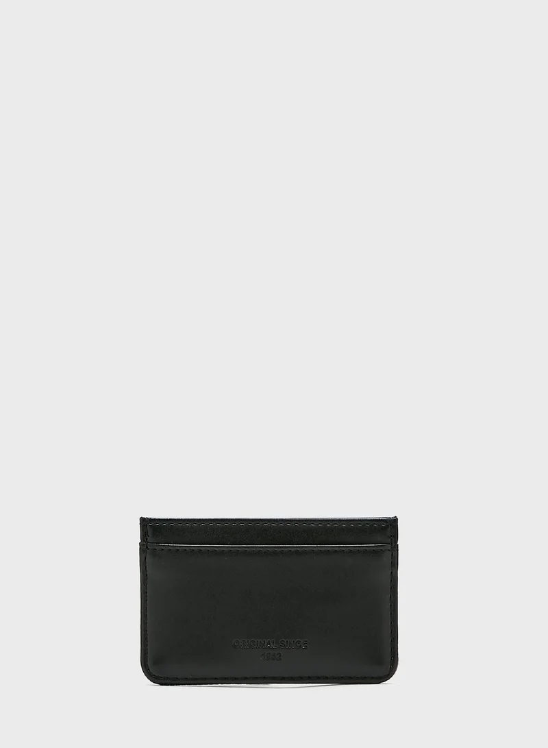 FRED PERRY Pique Textured Pu Card Holder