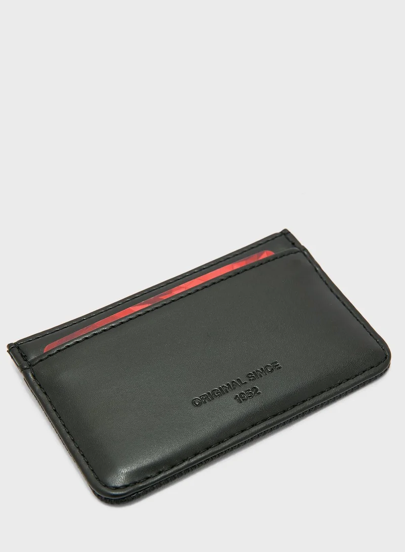 FRED PERRY Pique Textured Pu Card Holder