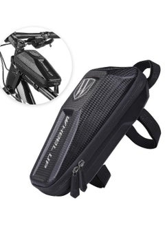 Mountain Bike Frame Bag, Womdee Bicycles Top Tube Bag with Waterproof and Stable, Road Bicycle Storage Bag for Cell Phone and Professional Cycling Accessories