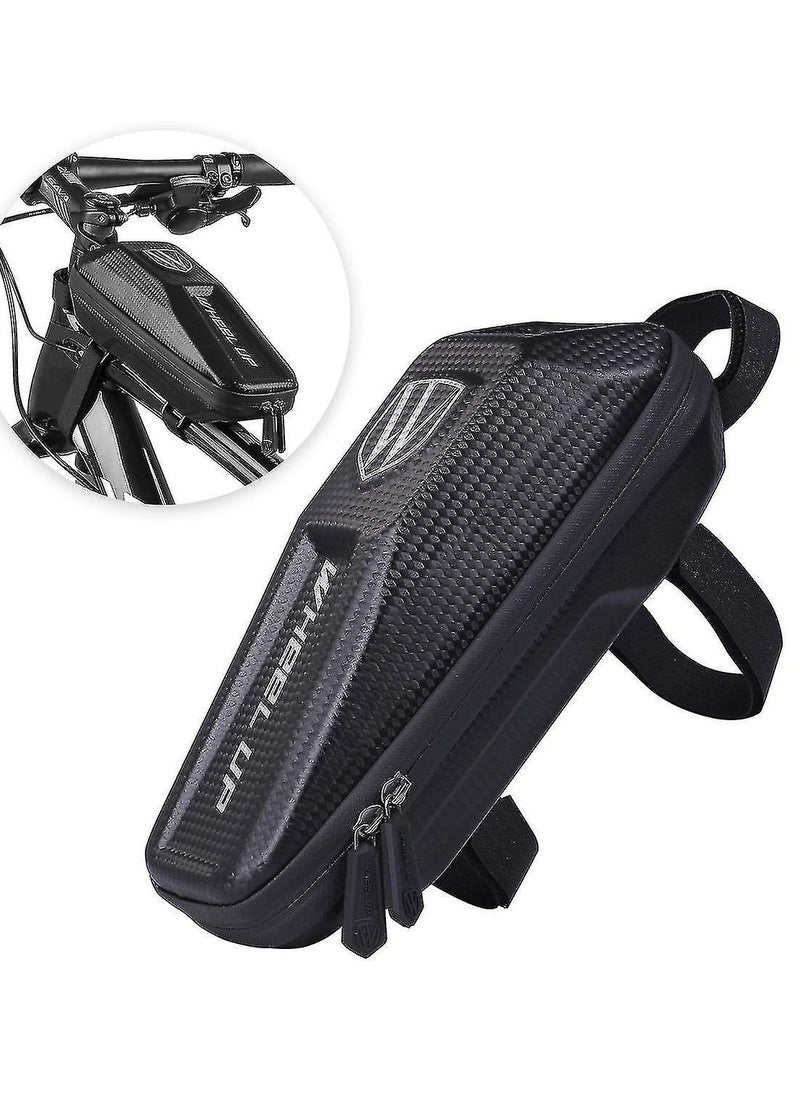 wheel up - Mountain Bike Frame Bag, Womdee Bicycles Top Tube Bag with Waterproof and Stable, Road Bicycle Storage Bag for Cell Phone and Professional Cycling Accessories - Image 1
