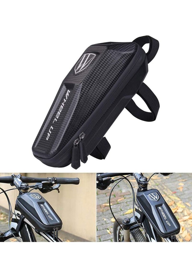 wheel up - Mountain Bike Frame Bag, Womdee Bicycles Top Tube Bag with Waterproof and Stable, Road Bicycle Storage Bag for Cell Phone and Professional Cycling Accessories - Image 1