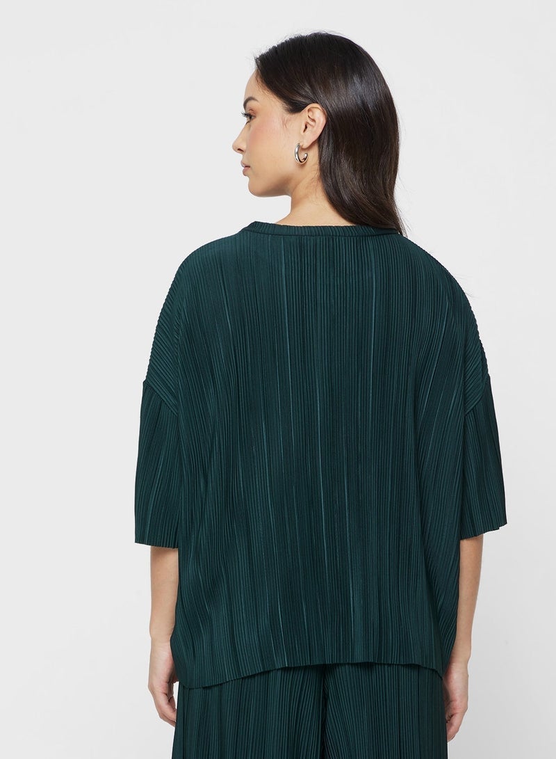 ONLY Short sleeve PLISSE Top - Image 2