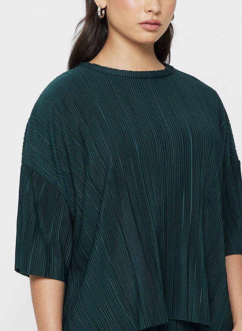 ONLY Short sleeve PLISSE Top - Image 3