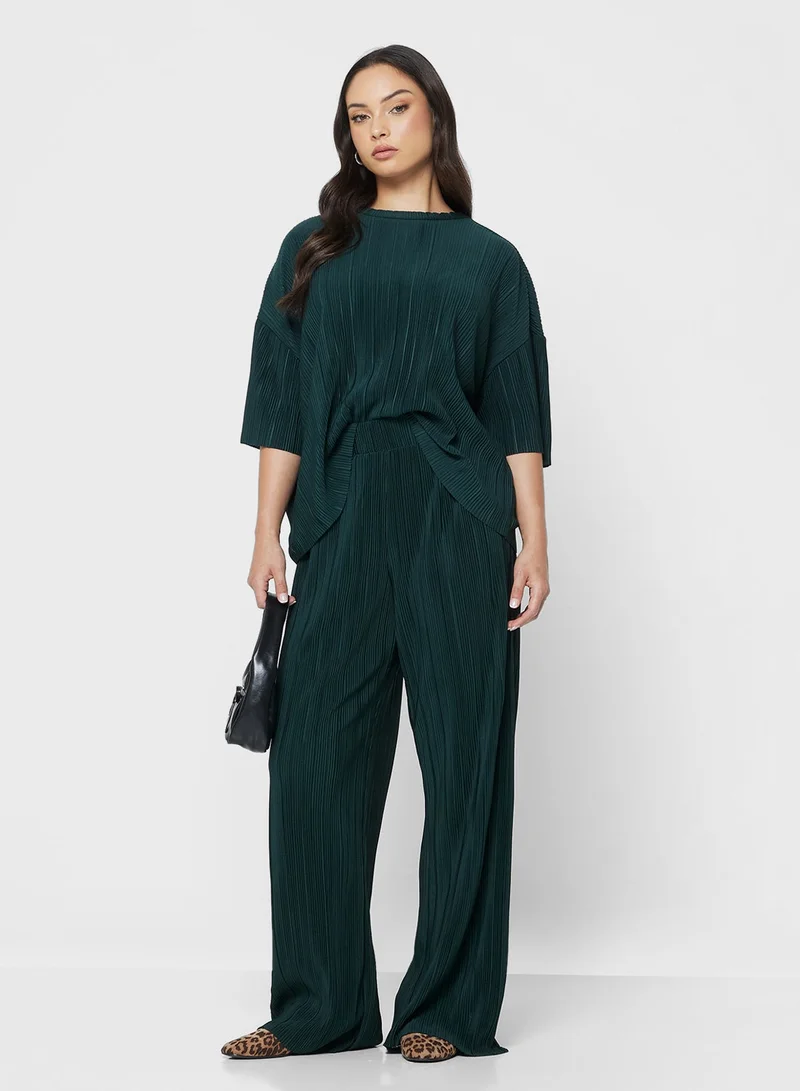 ONLY  Short sleeve PLISSE Top for Women | Best Price UAE