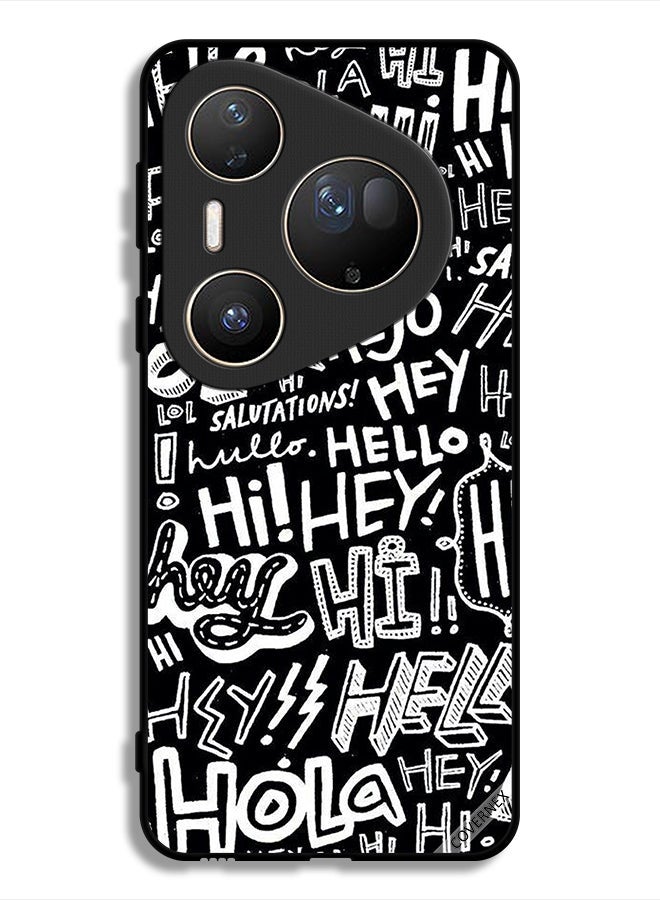 Covernex Huawei Pura 80 Ultra Protective Case Cover Hi Hello Tags - Image 1