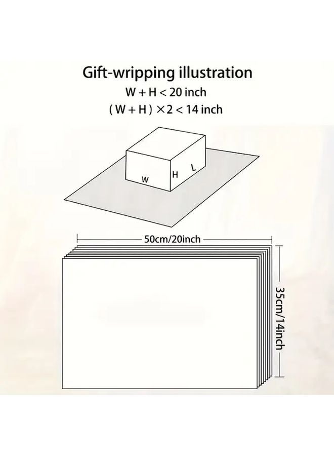 25 Sheets Christmas Tree With Lights Gift Wrapping Paper For Wedding Christmas Birthday Bouquet Packaging - Image 4