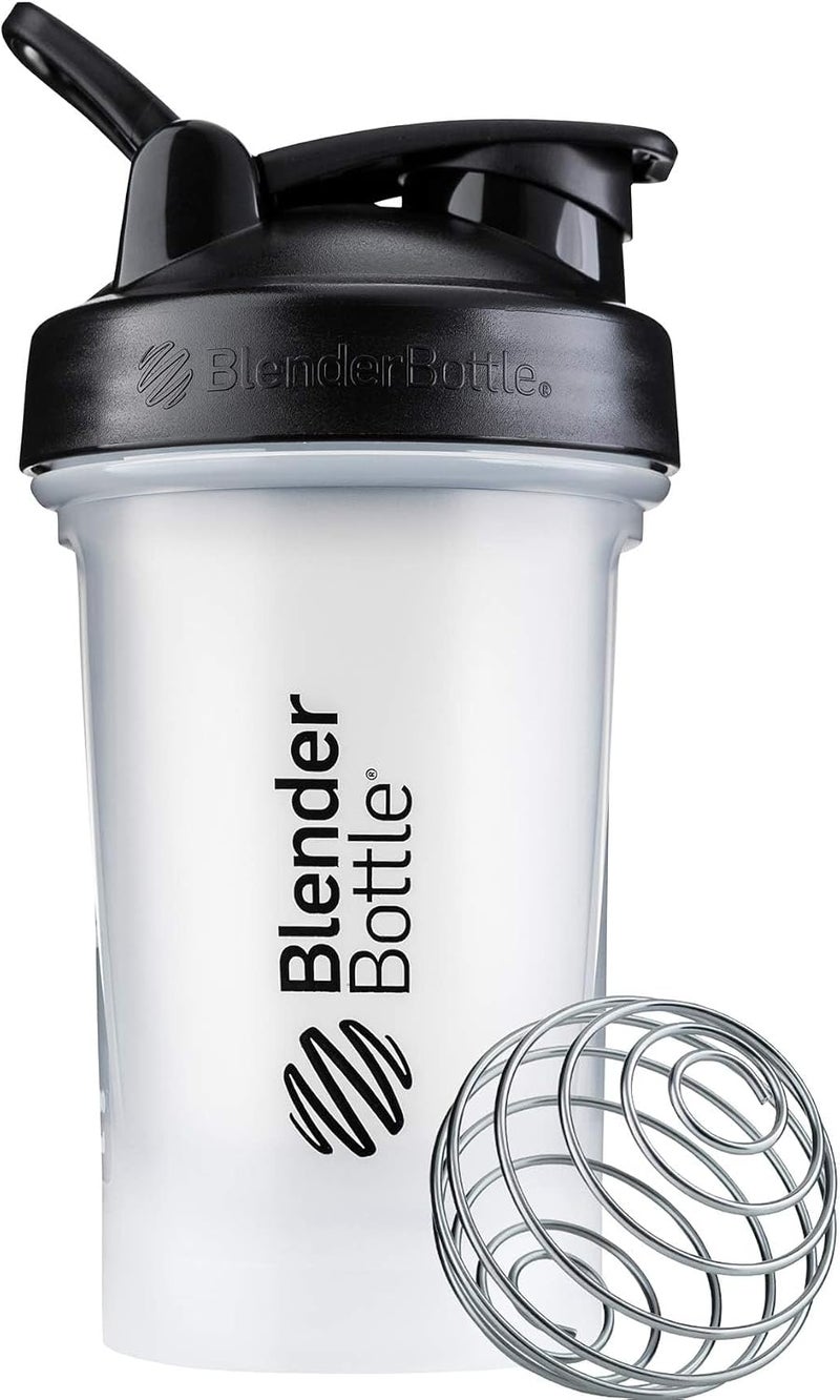 BlenderBottle BLENDER BOTTLE CLASSIC V2 BLACK/CLEAR 20OZ - Image 1