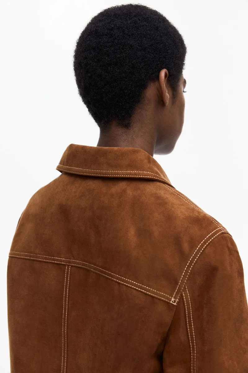 اتش اند ام جاكيت بتصميم قصير