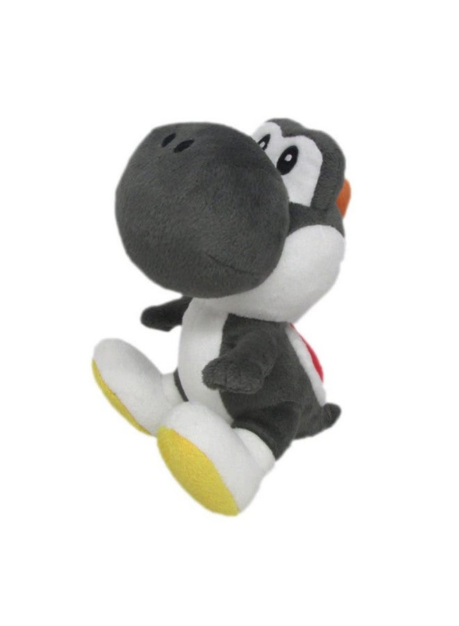 Little Buddy 1392 Super Mario Bros All Star Collection 7" Black Yoshi Plush