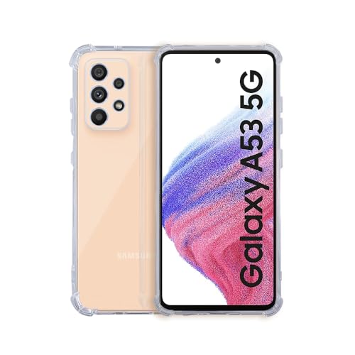 7-Seven 7SEVEN® Back Cover for Samsung Galaxy A53 5G Transparent Mobile Back Case Shock Proof Design Camera Edges Protection Crystal Clear Phone Case Silicon Soft TPU and Flexible Bumper Phone Cover - Image 1