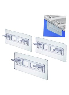Y&D Punch Free Shelf Support Peg, 12 Pcs No Drill Pegs, Clear Self Adhesive Shelves Clips for Kitchen Cabinet Book Shelves, Strong Partition Pin Closet Layer-Load Bearing 10 Pound  - Image 1