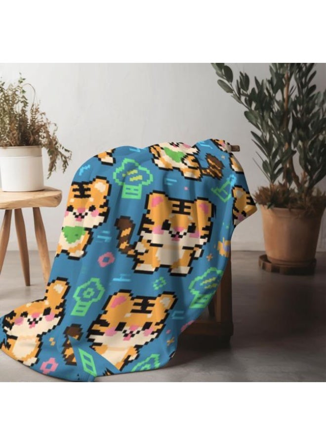 general Flannel thin blanket (warm and comfortable, suitable for sleep, gaming, dust removal and sandproof) 150cm*200cm - 242 - Image 5