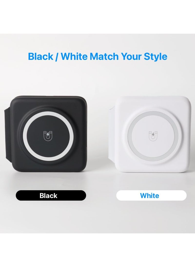 Beauenty - 3 in 1 Foldable Wireless Charger, Magsafe Charger Charging Station for Multple Devices,Travel Charger for iPhone16 /15/14/13/12 Series, iWatch, AirPods Pro - Image 1