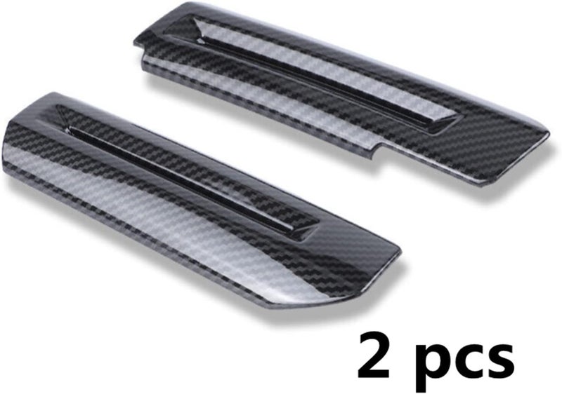 KDFUHRUI Carbon Fiber Inner Door Handle Cover Trim for Ford Mustang - Image 2