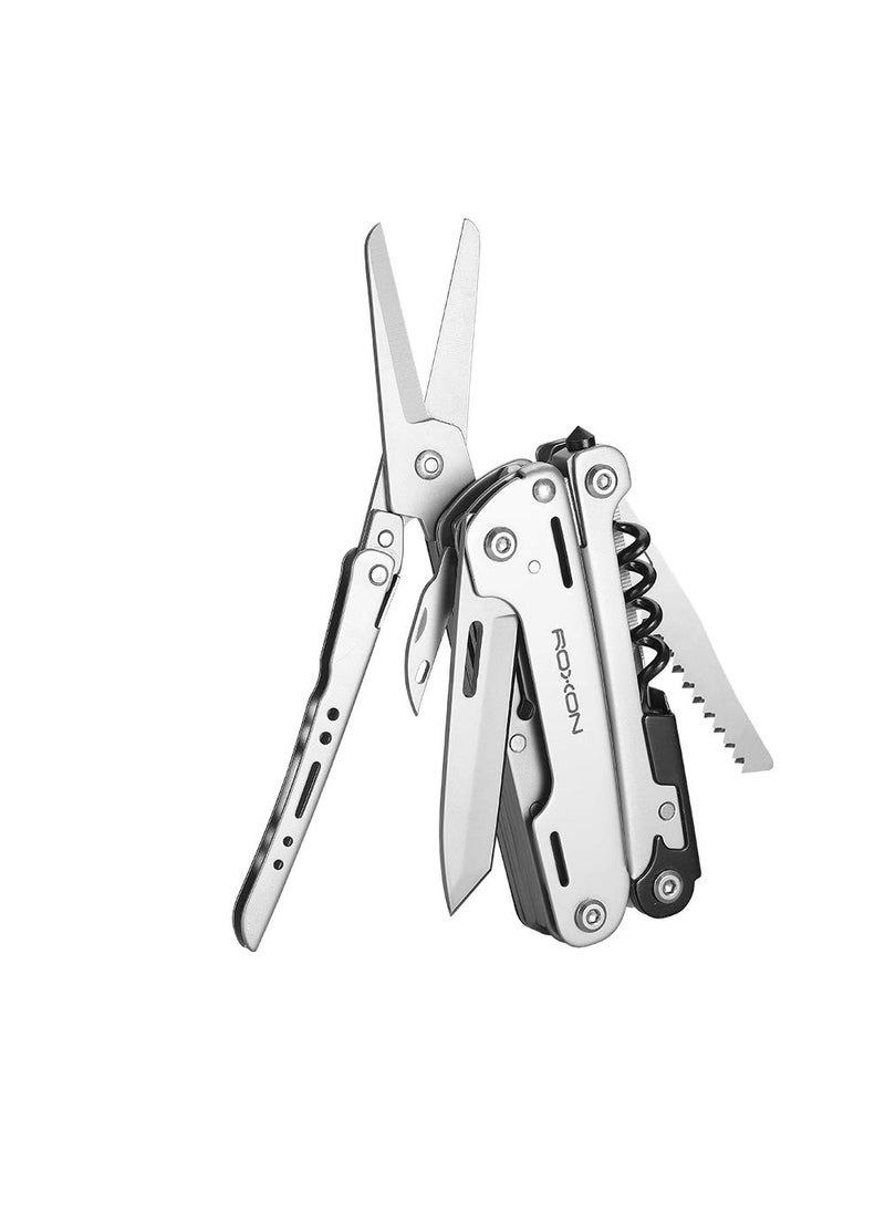 Roxon ROXON S801S STORM 19 in 1 multitool pliers EDC for Camping, Outdoor with Lockable Saw Blade with Nylon Case (S801S)  - Image 1