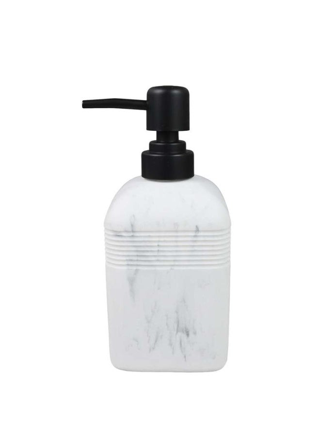 Pan Home Bia Soap Dispenser 8x8x18cm - White - 221HEL9900648 - Image 4