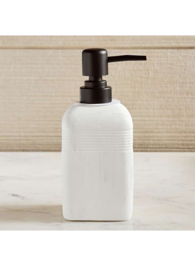 Pan Home Bia Soap Dispenser 8x8x18cm - White - 221HEL9900648 - Image 2