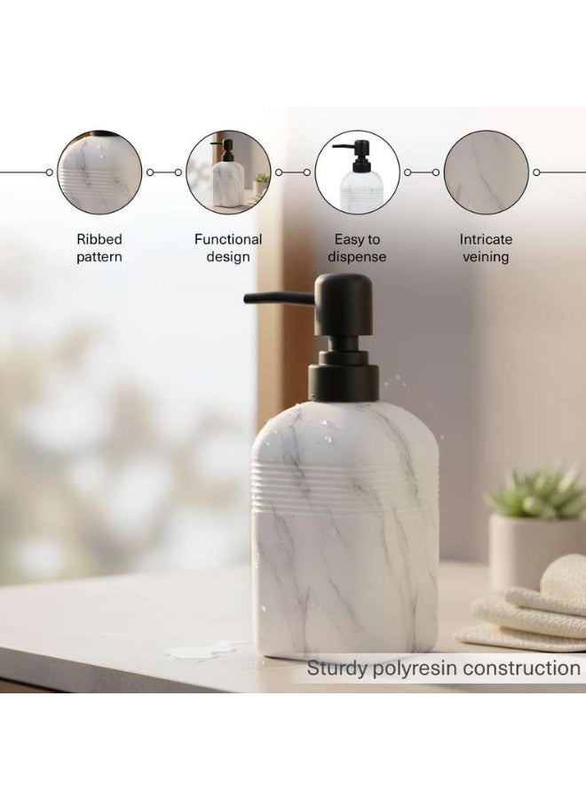 Pan Home Bia Soap Dispenser 8x8x18cm - White - 221HEL9900648 - Image 5