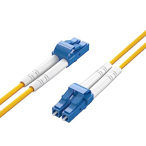 ipolex LC to LC Fiber Patch Cable Single Mode Duplex - 5m(16ft) - OS2 Fiber Optic Cable Cord Jumper- LSZH 9/125μm, 10Gb/Gigabit, SMF, Yellow - Image 4