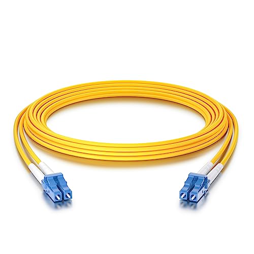 ipolex LC to LC Fiber Patch Cable Single Mode Duplex - 5m(16ft) - OS2 Fiber Optic Cable Cord Jumper- LSZH 9/125μm, 10Gb/Gigabit, SMF, Yellow - Image 5