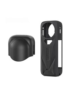 General Customised for Insta360 X5! Silicone Case + Lens Cap Combo, All Round Drop & Scratch Resistant Sports Camera Accessory  - Image 1