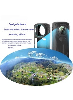 General Customised for Insta360 X5! Silicone Case + Lens Cap Combo, All Round Drop & Scratch Resistant Sports Camera Accessory  - Image 3