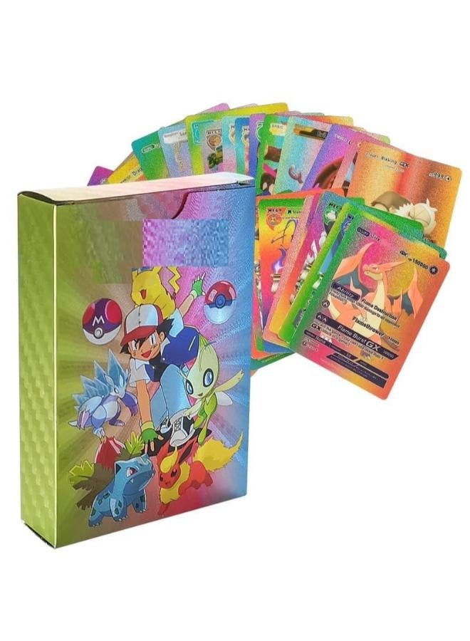 Bestie toys 55 قطعة بطاقات فويل قوس قزح متنوعة