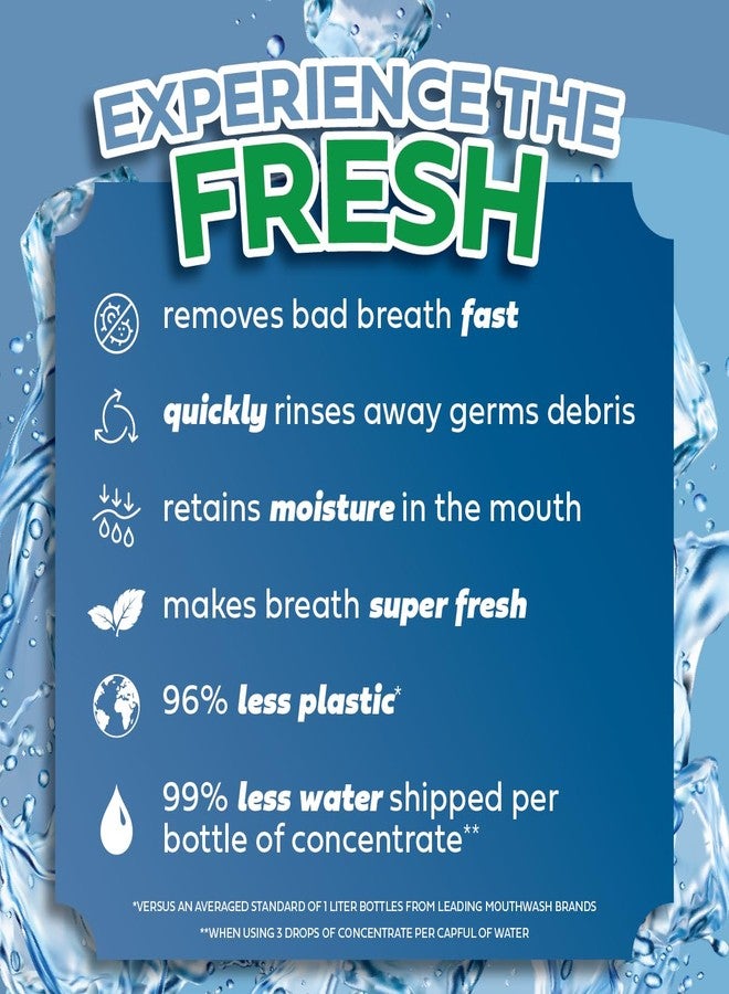 jonahfresh غسول فم مركز طبيعي بالكامل من جوناه فريش | خالٍ من كبريتات لوريل الصوديوم | خالٍ من البولي إيثيلين جلايكول | معتمد كمنتج آمن (مركز أصلي، عبوة واحدة (إجمالي 2.53 أونصة سائلة، تكفي لتحضير 224 أونصة سائلة) - Image 3