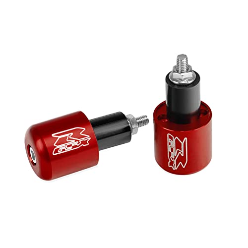 BarBaren CNC Bar ends Handlebar Grip End Caps For GSX-R600 1999-2021 GSX-R750 2000-2021 GSX-R1000 2001-2016 Red - Image 5