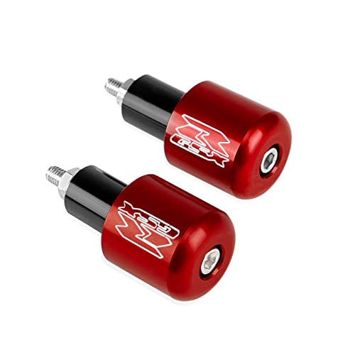 BarBaren CNC Bar ends Handlebar Grip End Caps For GSX-R600 1999-2021 GSX-R750 2000-2021 GSX-R1000 2001-2016 Red - Image 4