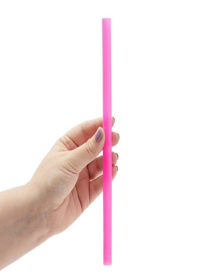 Juvale Smoothie Straws - 100 Count, Multicolor, 10-Inch Length & 0.5-Inch Diameter - Jumbo Straws for Smoothies & Milkshakes - Disposable & Individually Wrapped - Durable Wide Plastic Design - Image 5
