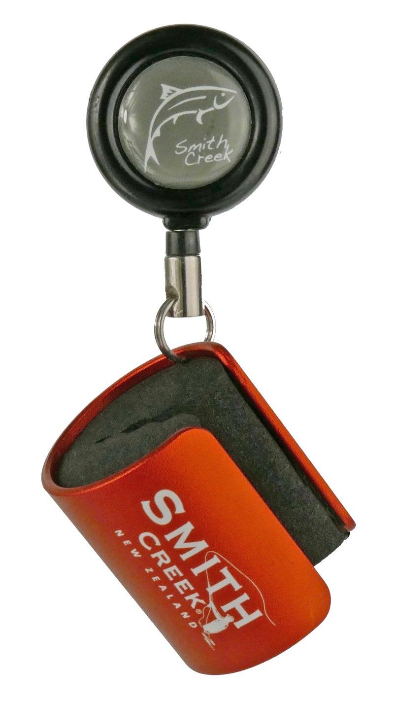Smith Creek Rod Clip, Wearable Fishing Rod Holder, Burnt Orange - Image 3