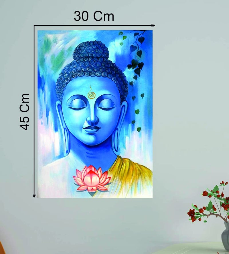 Decals Creation Gautam Buddha Vinyl Wall Poster for Living Room/Bedroom/Office (Desg_03) - Image 3