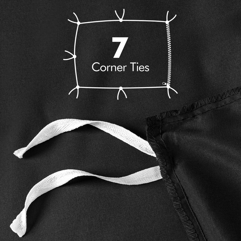 Utopia Bedding Duvet Cover Queen Size - 3 Piece with Zipper Closure - 1 Comforter Cover 90X90 Inches & 2 Pillow Shams 20X26 Inches (Black) Comforter Not Included - Image 4