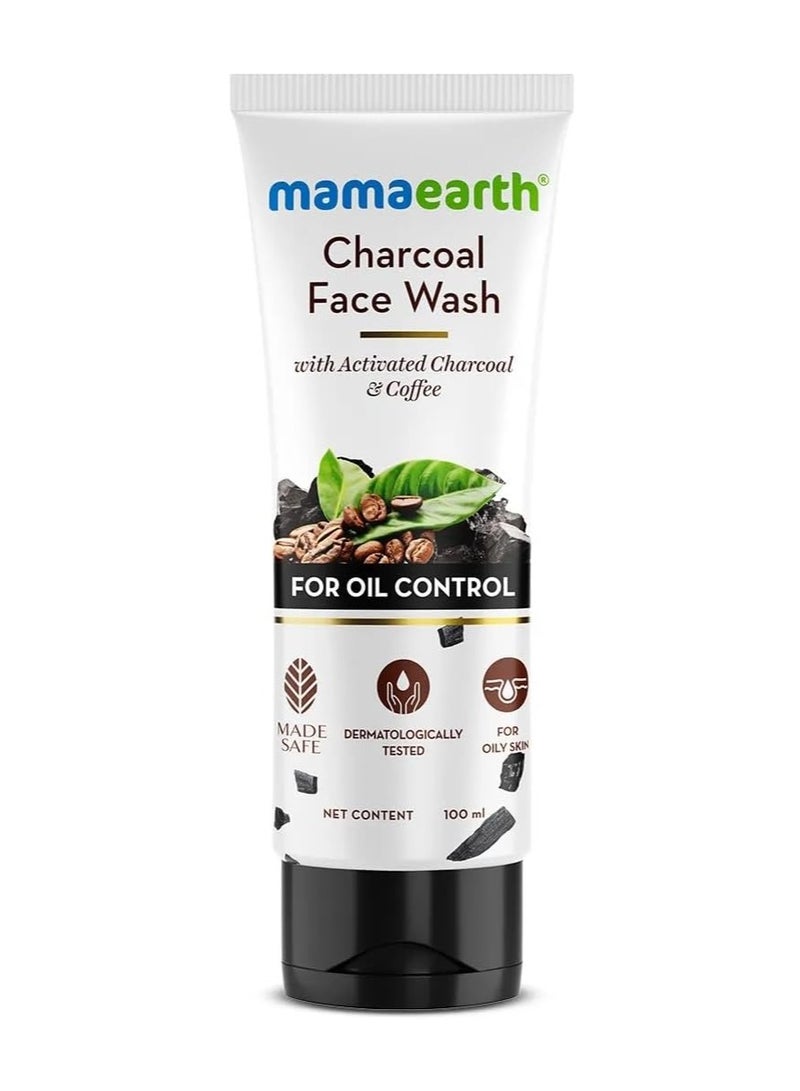 Mamaearth Charcoal Face Wash with Coffee Extracts for Deep Cleansing and Exfoliating - Image 2